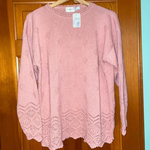 Van Heusen for Her vintage pink sweater - Picture 2 of 7